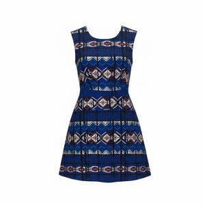 J. Crew Fit And Flare Quilted Dress